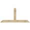 Ekena Millwork Portland Rough Sawn Timber Gable Bracket, Douglas Fir, 72"W x 36"H x 4"D x 6"F, 12/12 Pitch GBW072X36X0406POR00RDF - alternate 1